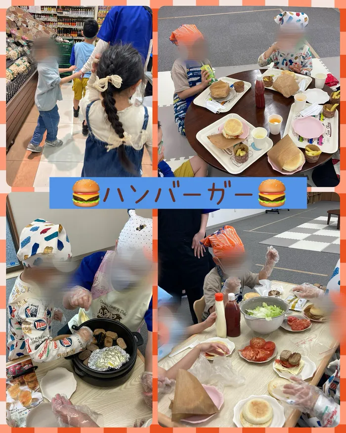 【１日療育を実施中 / 送迎有り】こぱんはうすさくら新潟中央教室/ハンバーガー作り‼️