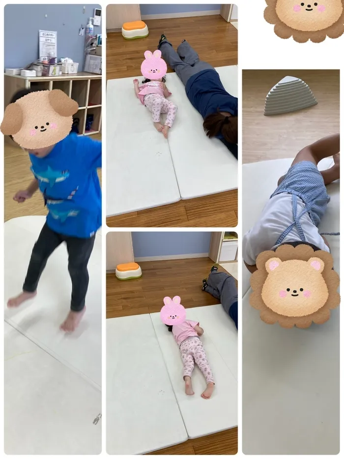 児童発達支援　ヒトツナ麻布教室/マットの山越え⛰️