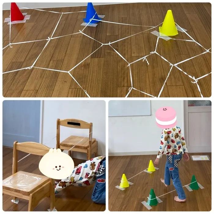 児童発達支援　ヒトツナ麻布教室/ゴムあそび