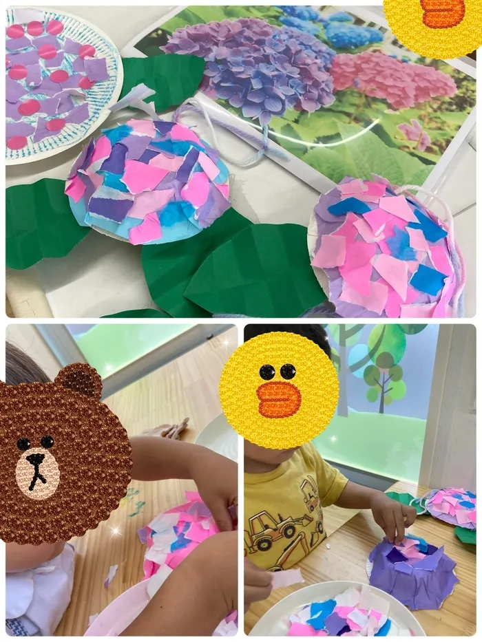 児童発達支援　ヒトツナ麻布教室/季節の花🌸あじさい🌸