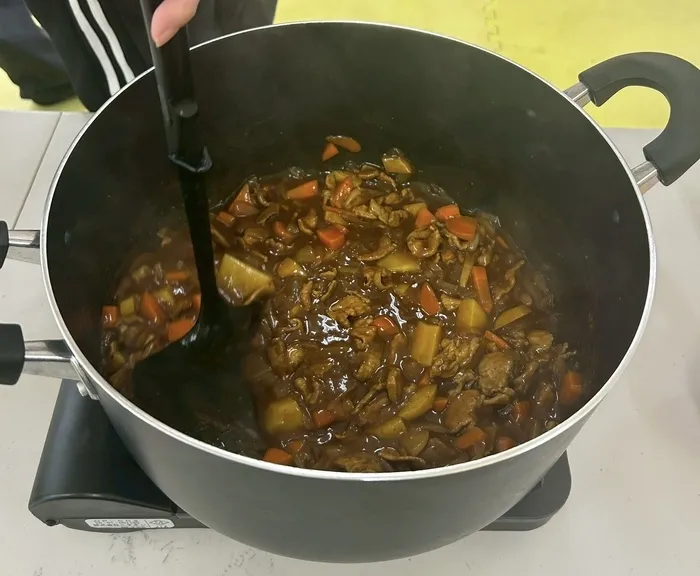 にじの空/カレーづくり🍛