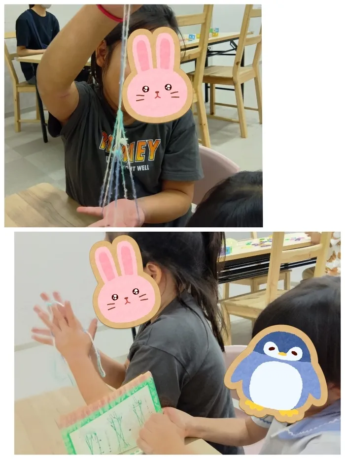 ジョイランドHOP【空きわずか】集団療育と個別療育ともに充実！/【普段の療育】あやとり🧶