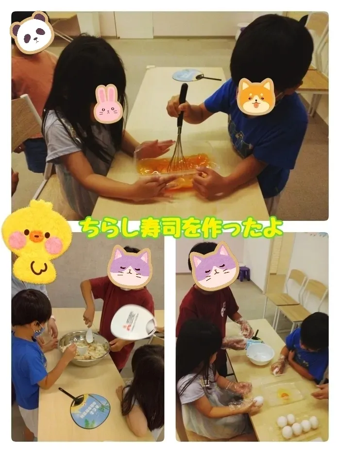 ジョイランドHOP【空きわずか】集団療育と個別療育ともに充実！/【クッキング】ちらし寿司つくり🌈