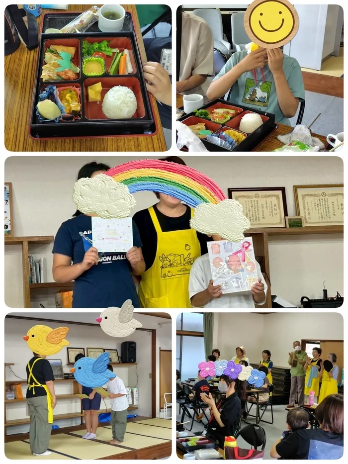わくわく子供ひろば安積/こども食堂で昼食🍴