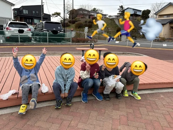 わくわく子供ひろば安積/言葉探しゲーム❓ & 公園🏃‍♂️