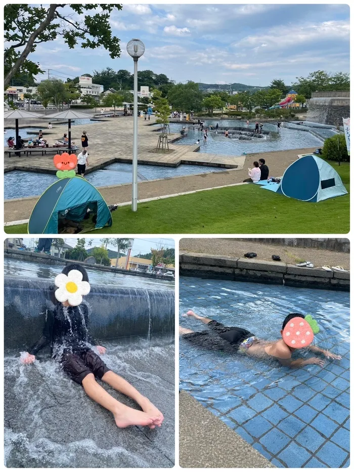 わくわく子供ひろば安積/水遊び🏊🚿