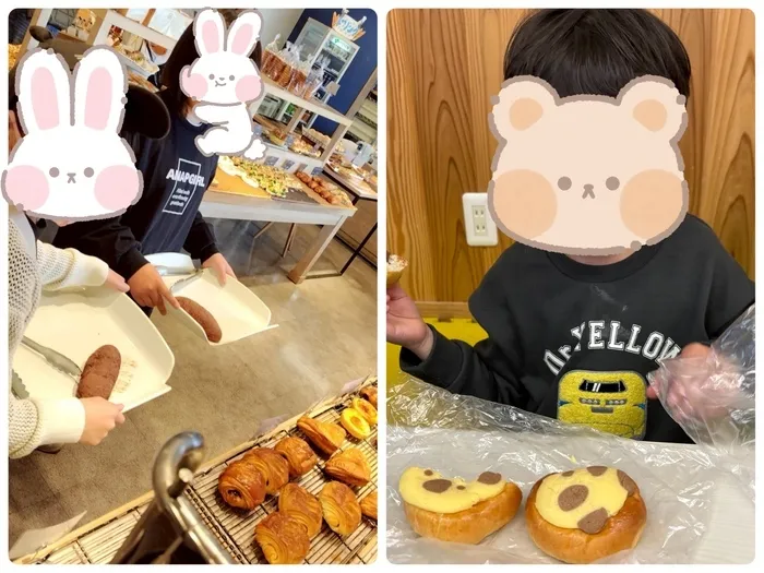 わくわく子供ひろば安積/パン屋にお買い物🥪