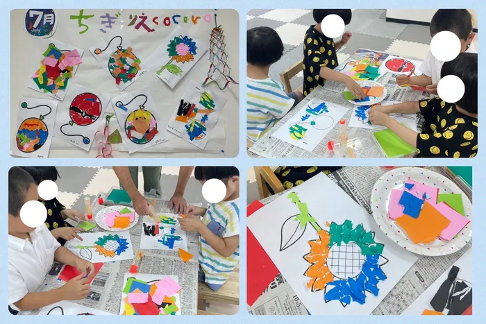 cocoro/ちぎり絵🎈🌻