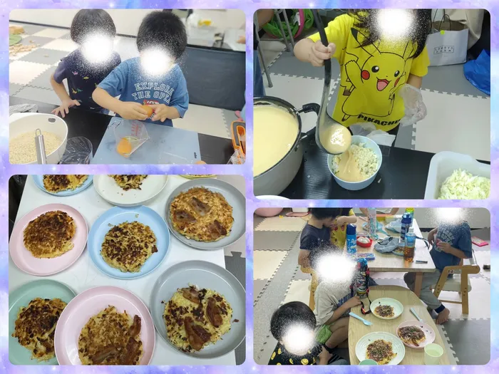 cocoro/お好み焼き作り🥣ࡄ.ㅤㅤㅤ