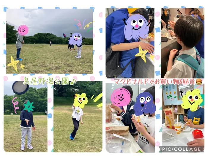 【土日祝もOK / 送迎有り / 児発・放デ】こぱんはうすさくら新潟中央教室/外食イベント🍔🍟