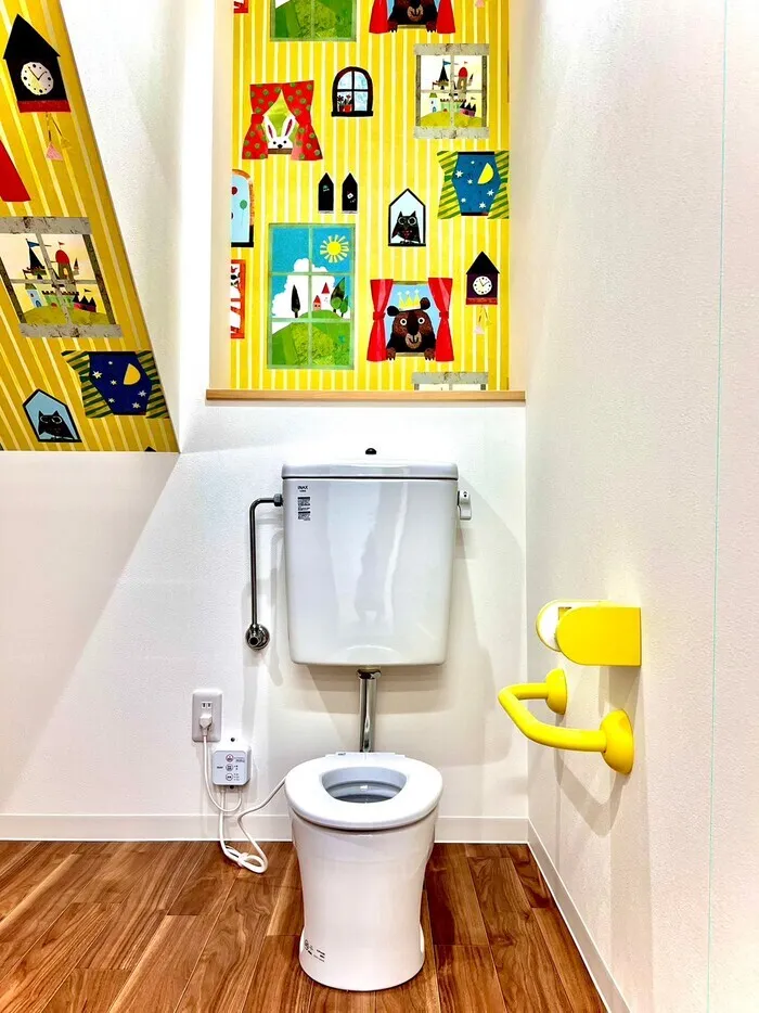 トイレトレーニング用のトイレも完備してます🐻