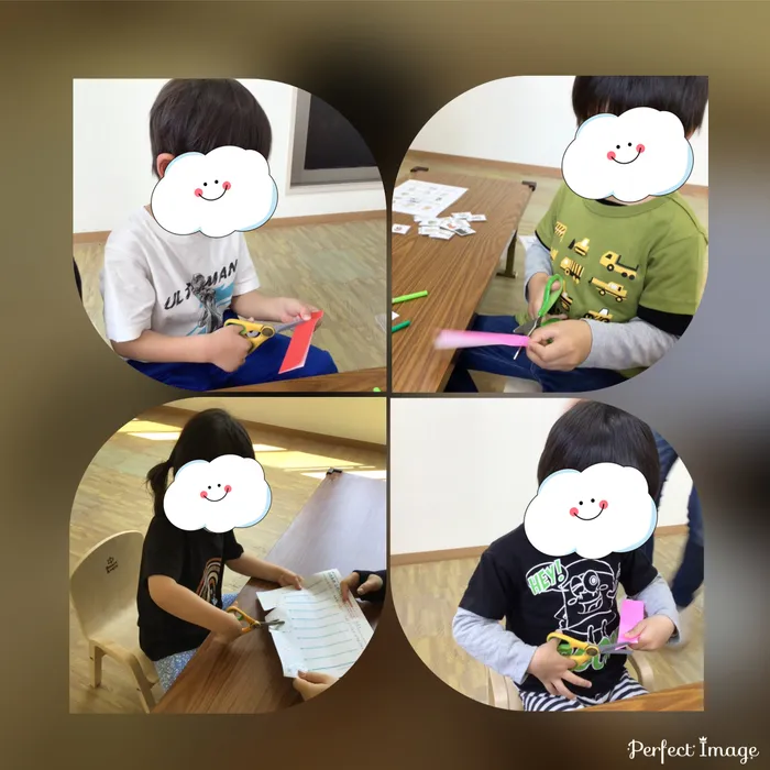 ウィングハート本町class/はさみの練習✂️