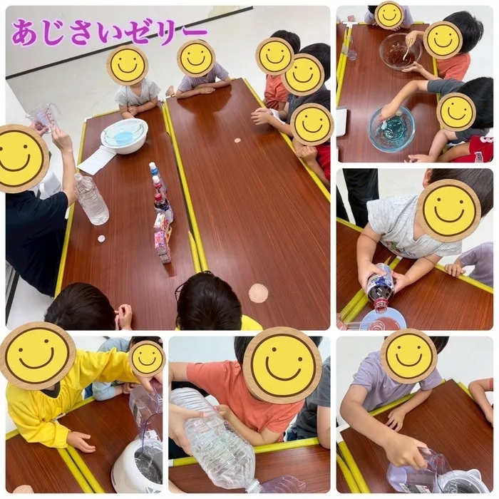 児童発達支援・放課後等デイサービス　すくはぐ東灘/あじさいゼリーを作りました✨️