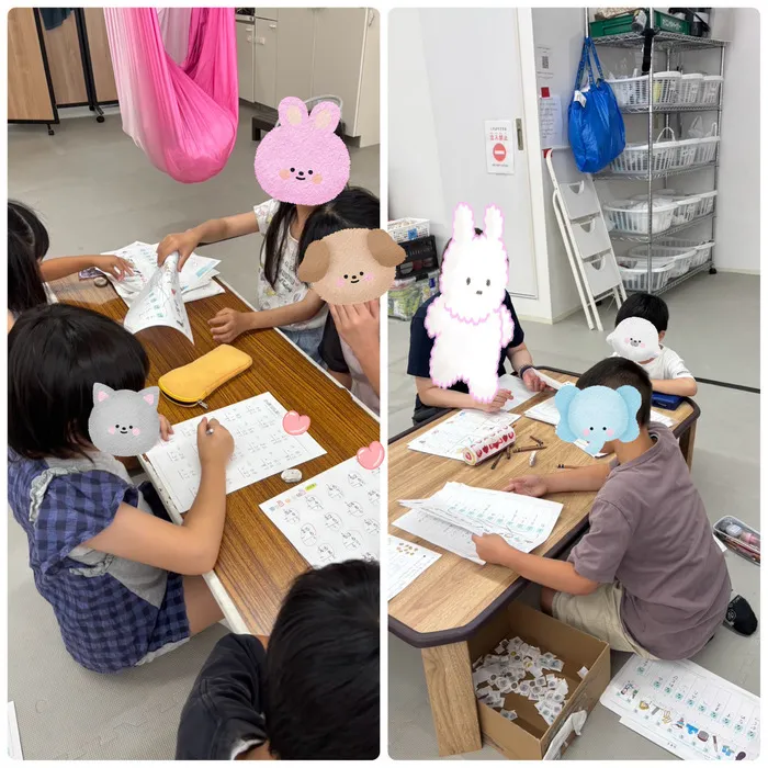 児童発達支援・放課後等デイサービス　すくはぐ長田/夏休み～勉強タイム✏～