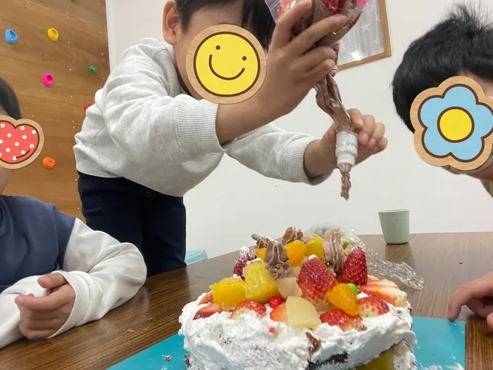 Happiness kids grandslam（ハピネスキッズグランドスラム）/12月23日はケーキ作り🎂