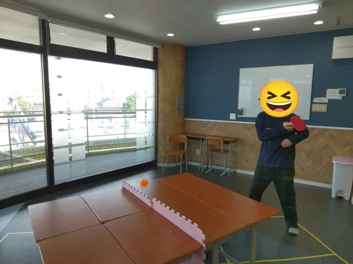 発達支援スクール　One Up/今日の運動は卓球🏓