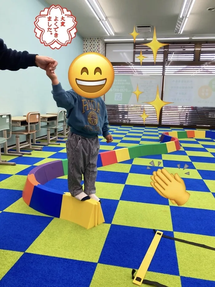 土日祝営業｜児童発達支援・放課後等デイサービス『HIYOKO SPORTS南中山教室』/12月4日のチルハピスポーツ南中山教室の様子