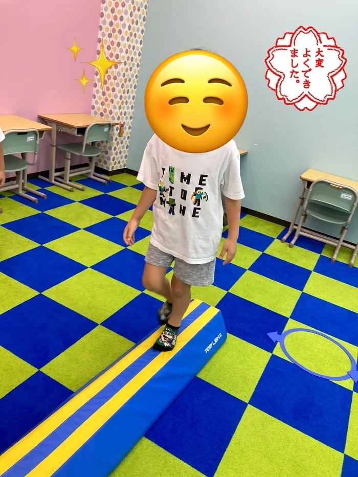 土日祝営業｜児童発達支援・放課後等デイサービス『HIYOKO SPORTS南中山教室』/7月12日のHIYOKO SPORTS 南中山教室の様子