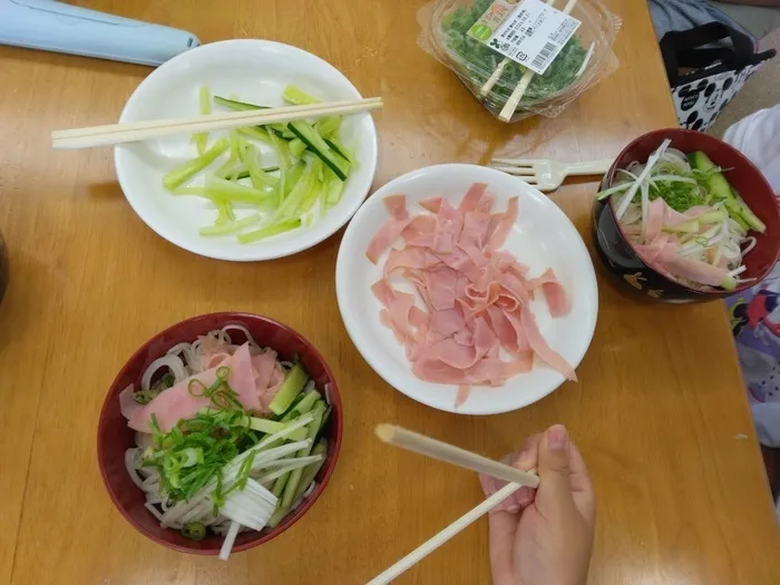 放課後等デイサービスぽかぽか吉田町/そうめん作り🎋