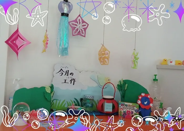 あすてっぷ八尾南/今月の工作が増えました✄﻿