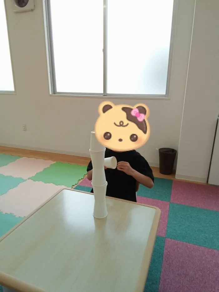 あすてっぷ八尾南/紙コップタワー🗼