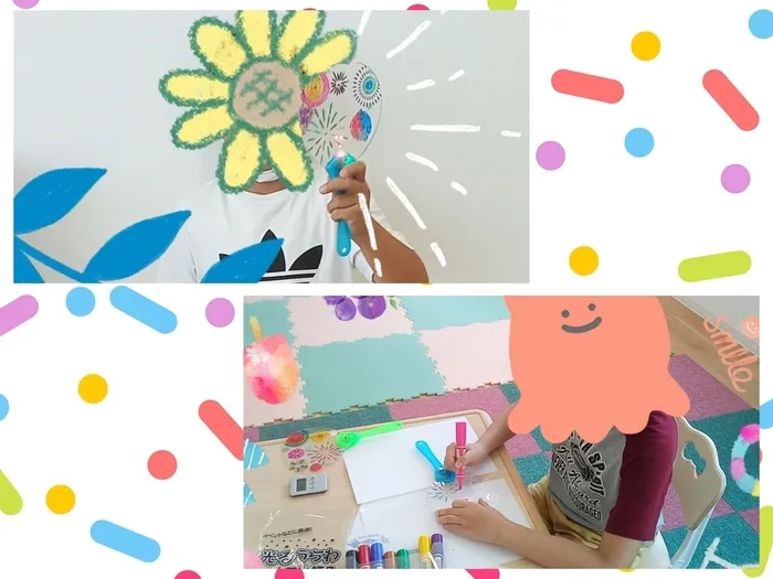 あすてっぷ八尾南/光るうちわ作り🎇