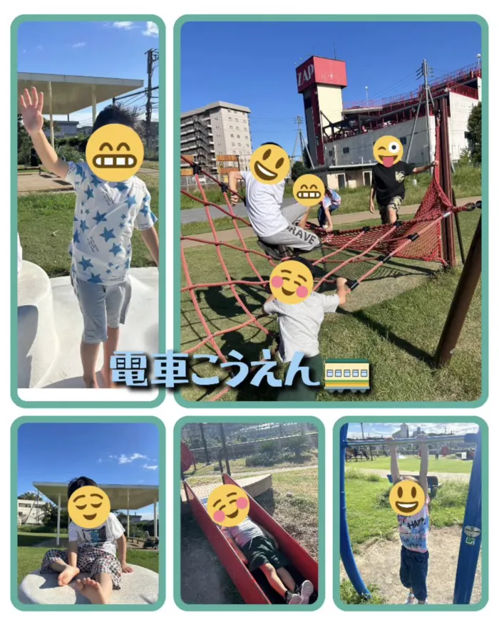 One step smile　横須賀・衣笠教室/【公園あそび〜電車公園〜】