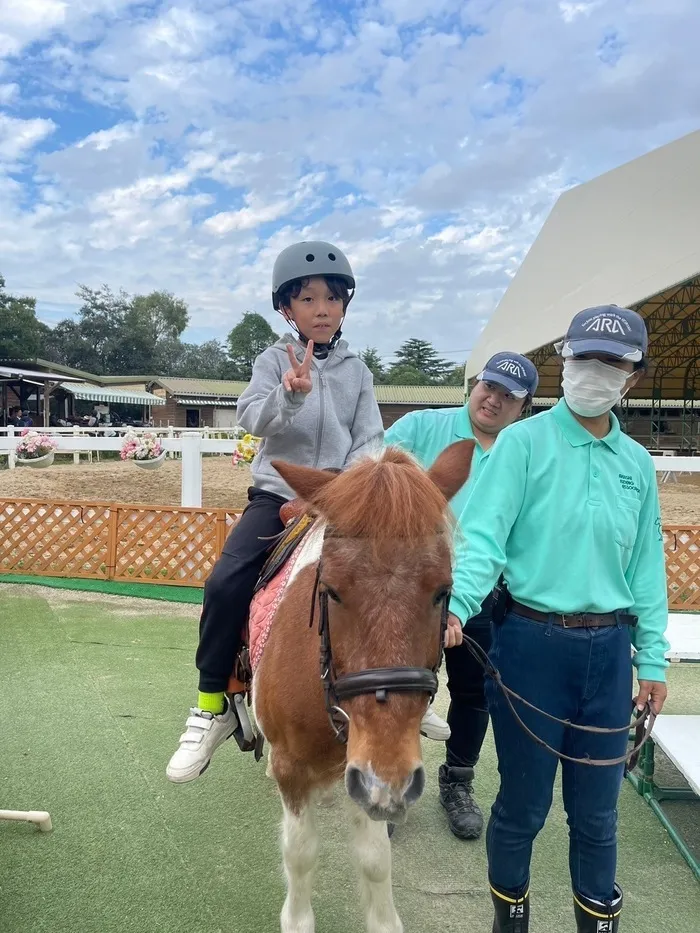 ブロッサムジュニア 加古川駅前教室/ポニーの試乗体験🐎