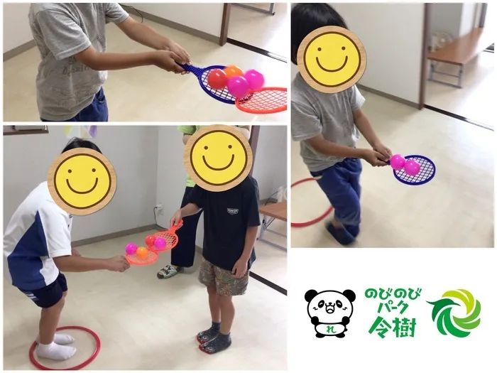 ２０２３年４月OPEN★のびのびパーク令樹お勉強クラス/ボール運びリレー🏓