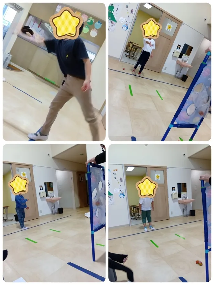 ブロッサムジュニア下永田教室（児童発達支援★放課後等デイサービス）/ストラックアウトをしたよ🥎