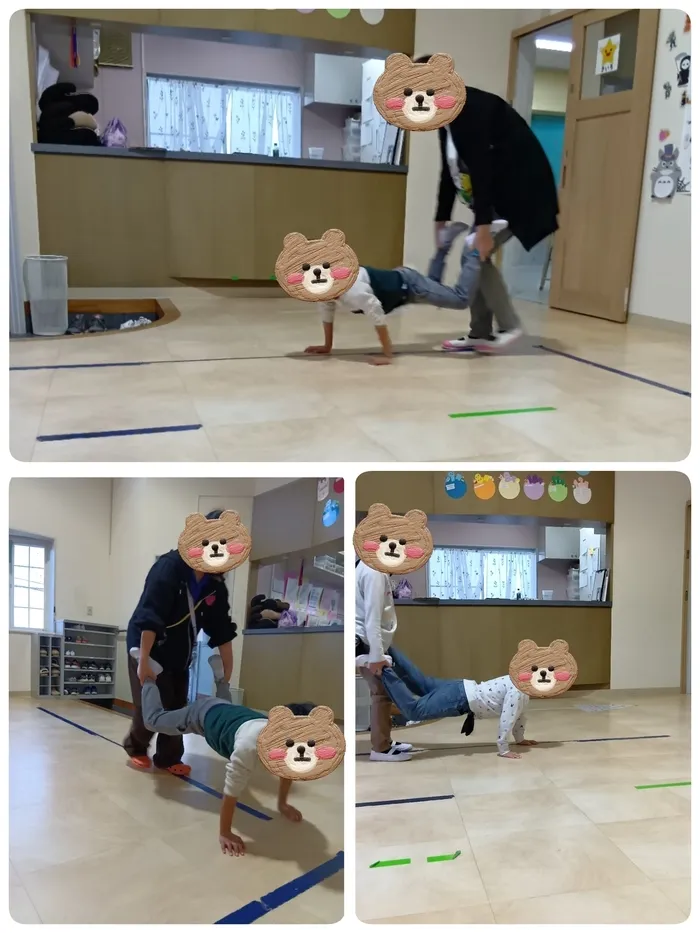 ブロッサムジュニア下永田教室（児童発達支援★放課後等デイサービス）/手押し車をしたよ🐎