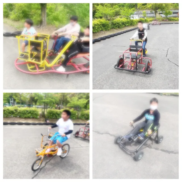 放課後等デイサービス　ビジョンプラスリバティ/おもしろ自転車👍