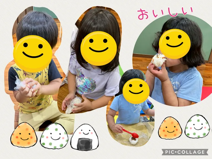 はぴじゅに首里城西校/おにぎり⭐︎食育
