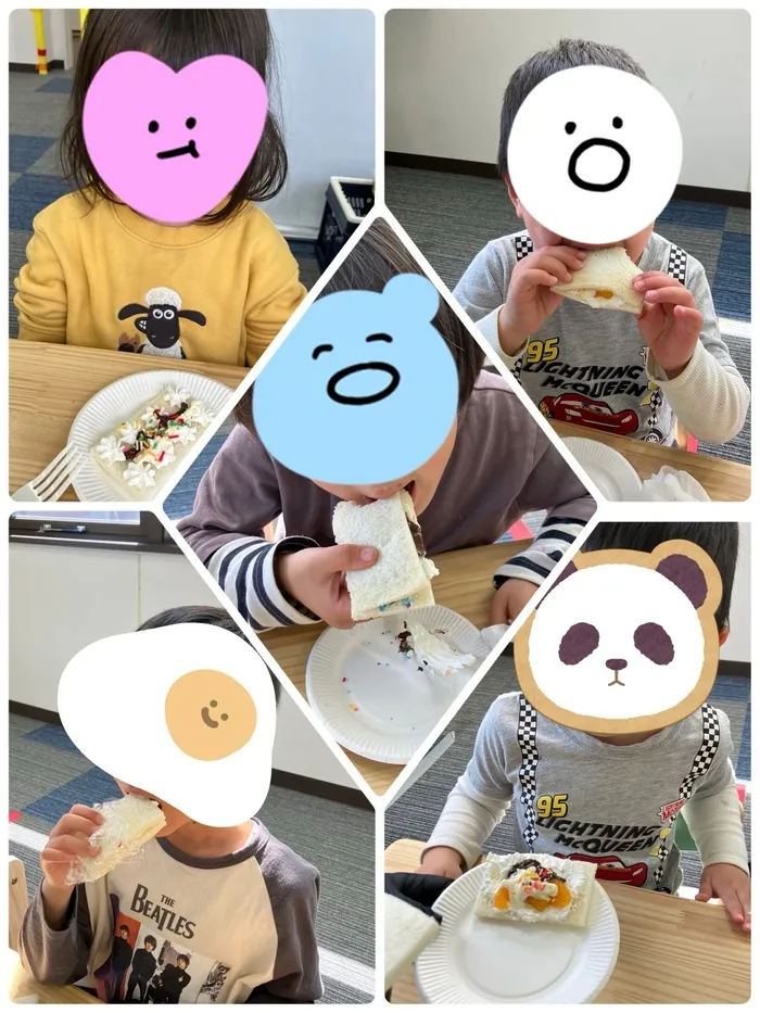 からふるジュニア/サンドイッチ作り🥪