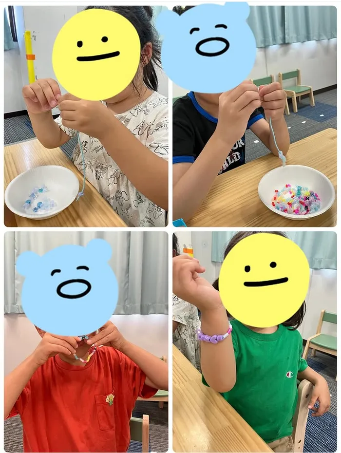 からふるジュニア/ビーズアクセサリー作り