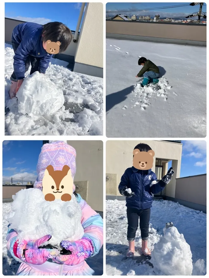 からふるジュニア/雪遊び⛄