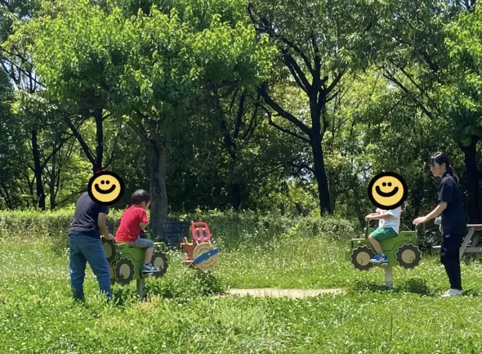 きりんのあくびkids さんのせ/⛲️鶴見緑地公園⛲️