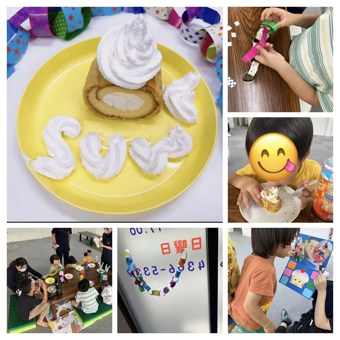 きりんのあくびkids さんのせ/🎉お誕生日パーティー🎂