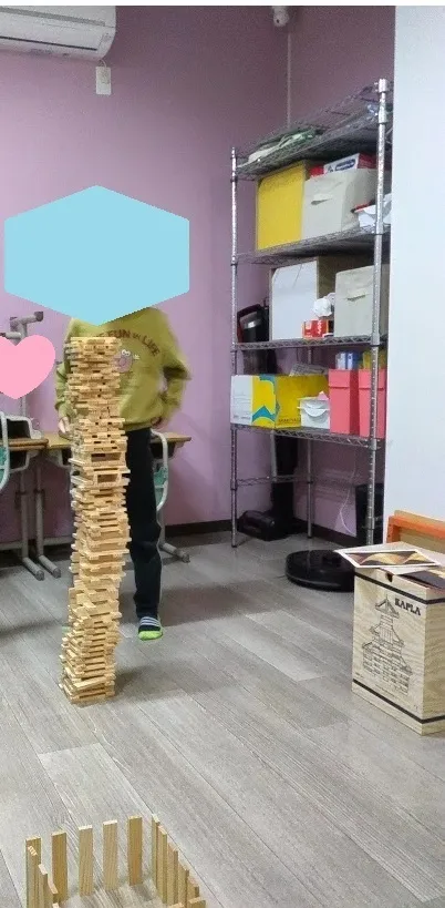 イーライフジュニア・トライ/自由遊び【カプラタワー】