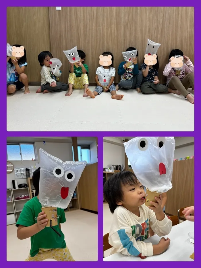 児童発達支援事業所　いきるちから4/ハロウィンおばけ👻🍭