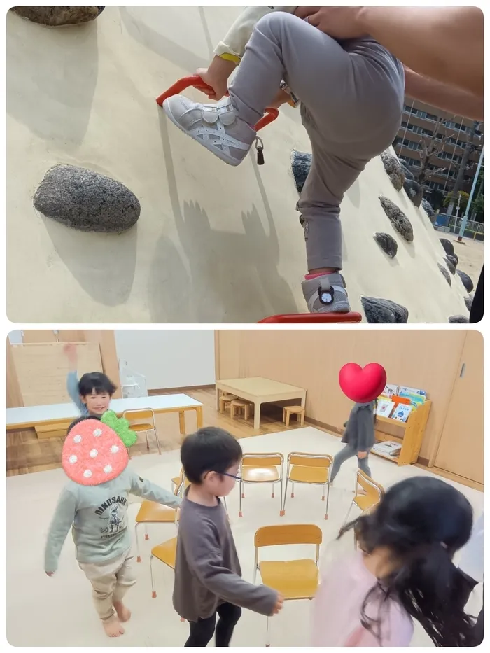児童発達支援事業所　いきるちから4/いい天気🌞と椅子取りゲース✊🏻😊