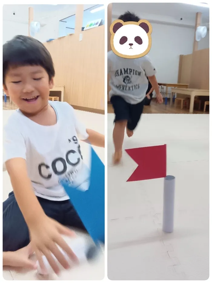 児童発達支援事業所　いきるちから4/室内フラッグ🔥