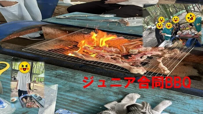 就労準備型放課後等デイサービスこすもすカレッジ豊四季教室/ジュニア合同BBQ