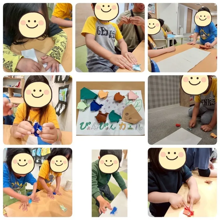 ミライト/みらいと🌳ぴょんぴょんカエル作り