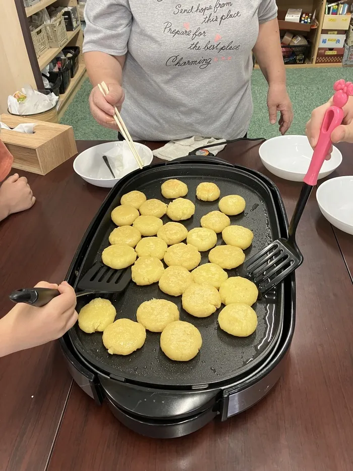 放課後等デイサービス　らいむ/レッツクッキング！！ハッシュドポテト作り！