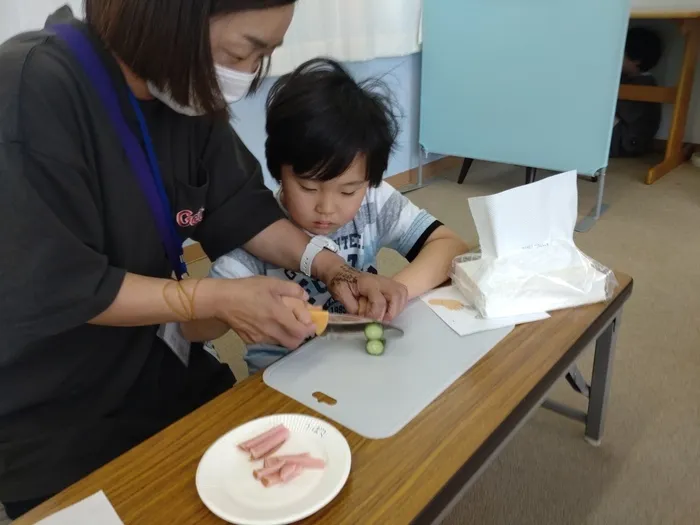 放課後等デイサービスぽかぽか岡宮/そうめん作り😋