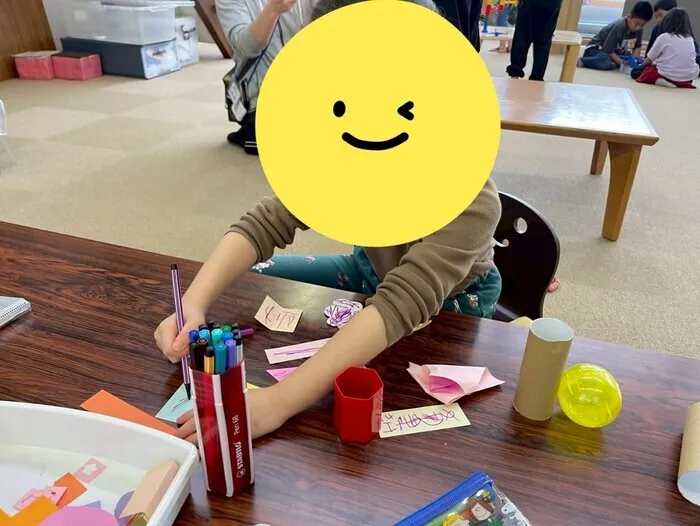 放課後等デイサービスぽかぽか岡宮/工作をしました😌