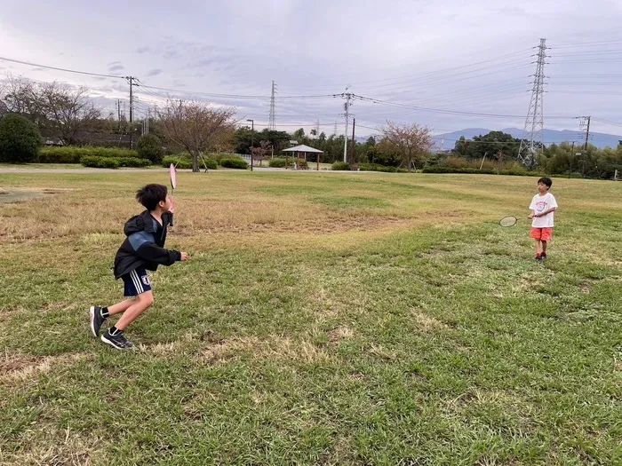 放課後等デイサービスぽかぽか岡宮/バドミントンをしました🏸