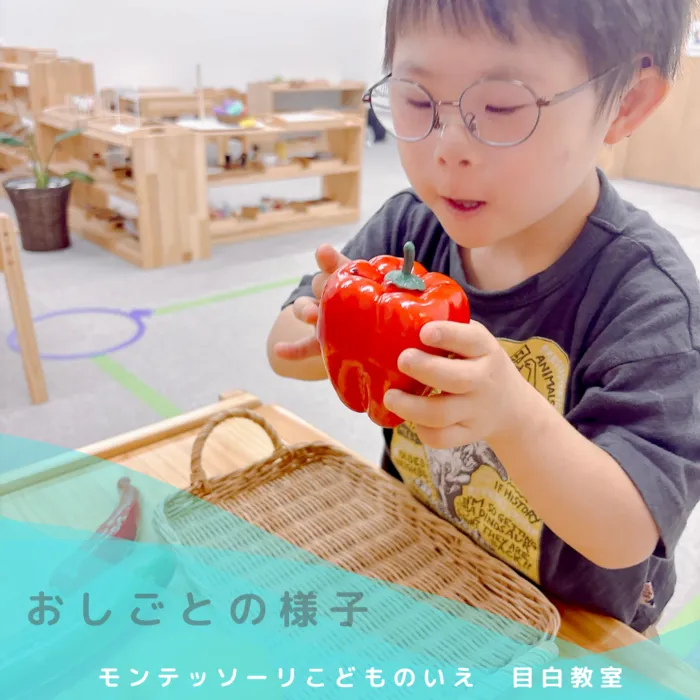 モンテッソーリ　こどものいえ　目白教室/モンテッソーリ教育✨～１人で運ぶ・止まる✨～