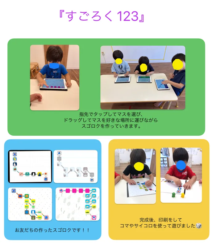 児童発達支援　チャレンジキッズ　流山教室/ICT療育『すごろく１２３』⚂